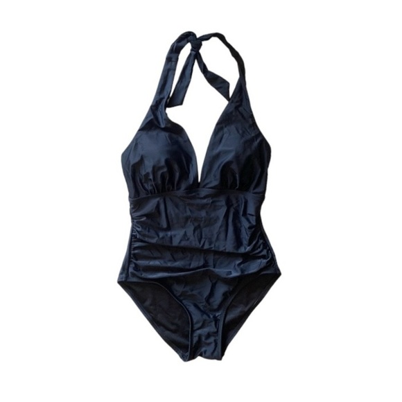 DKNY One Piece Halter Swimsuit, Size Medium - Picture 1 of 7